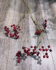 Artificial red berry